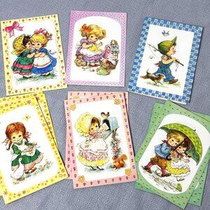 Bright Eyes Vintage 60’s Birthday and Get Well Cards & Envelopes